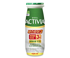 액티비아 부스트샷3 병 아침에 사과